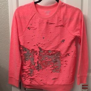 Flip Sequin Crew Neck